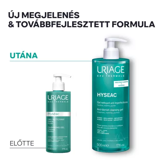 Uriage Hyséac bőrtisztítő habzó gél 500 ml