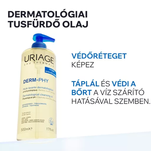 Uriage DERM-PHY tusfürdő olaj 1000 ml