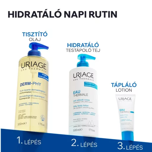 Uriage DERM-PHY tusfürdő olaj 1000 ml