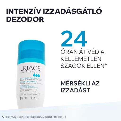 Uriage Deodorant Puissance3 izzadásgátló dezodor 50 ml