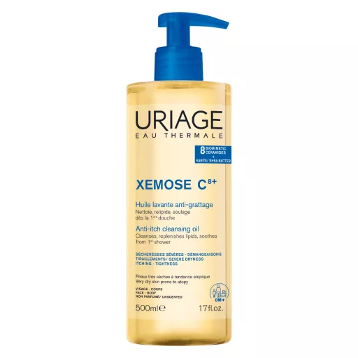 Uriage Xémose C8+ olajtusfürdő száraz bőrre 500 ml