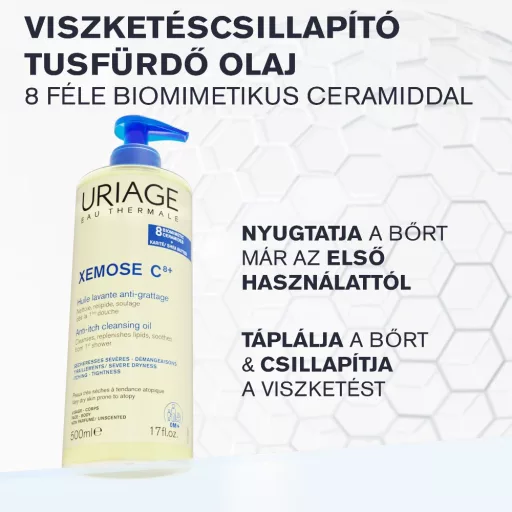 Uriage Xémose C8+ olajtusfürdő száraz bőrre 500 ml