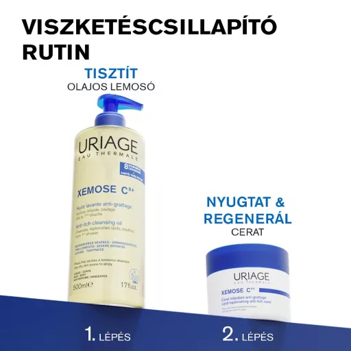 Uriage Xémose C8+ olajtusfürdő száraz bőrre 500 ml