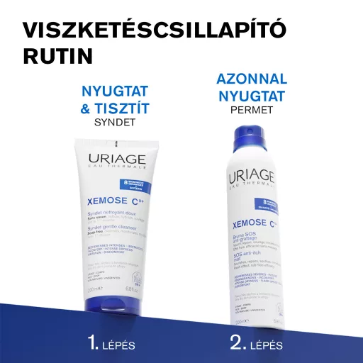 Uriage Xémose Syndet krémtusfürdő 200 ml