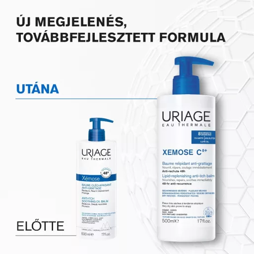 Uriage Xémose C8+ testápoló balzsam 500 ml