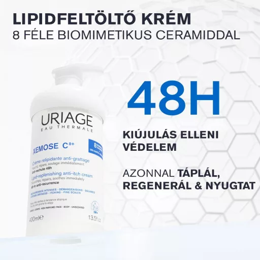 Uriage Xémose C8+ testápoló krém 400 ml