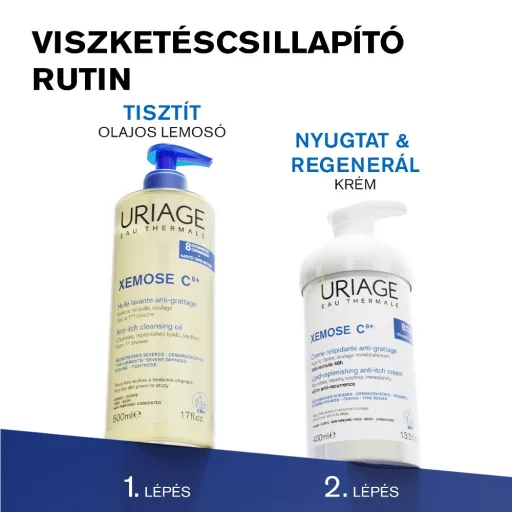 Uriage Xémose C8+ testápoló krém 400 ml
