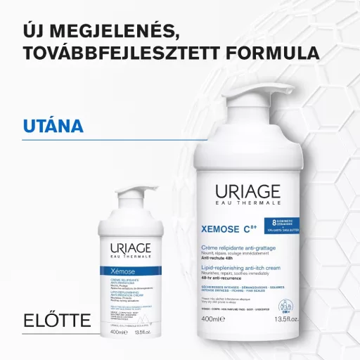 Uriage Xémose C8+ testápoló krém 400 ml