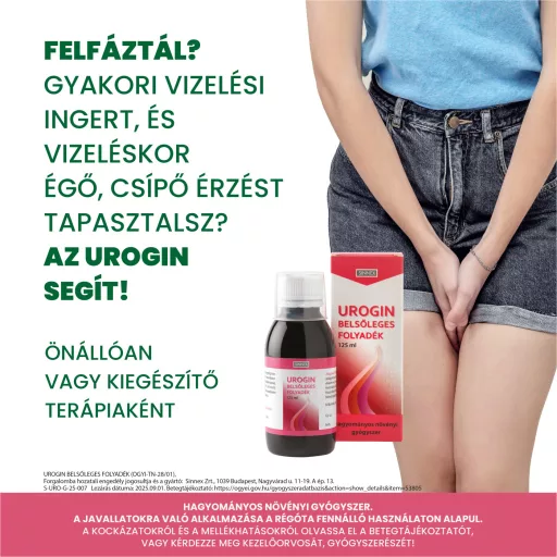 Urogin belsőleges folyadék 125 ml