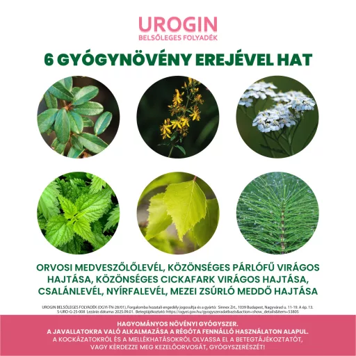 Urogin belsőleges folyadék 125 ml