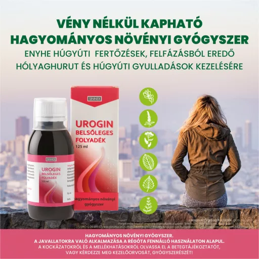 Urogin belsőleges folyadék 125 ml