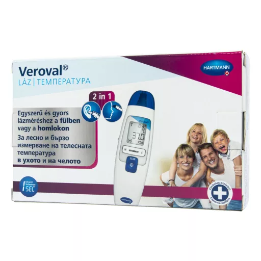 Hartmann Veroval 2 in 1 fül- és homlok lázmérő