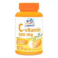  1x1 Vitamin C-vitamin 500 mg narancs ízű rágótabletta 60 db
