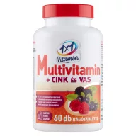  1x1 Vitamin multivitamin +Cink +Vas erdei gyümölcs ízű rágótabletta 60 db