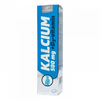 Innopharm Kalcium 500 mg +D3-vitamin pezsgőtabletta 20 db