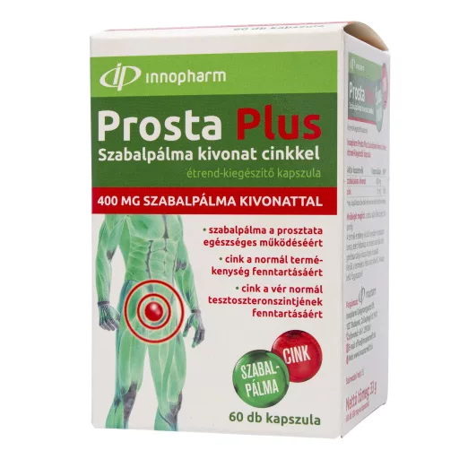 Innopharm Prosta Plus cinkkel 400 mg kapszula 60 db