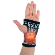Vivafit mágneses csukló-kézfej szorító turmalinnal L