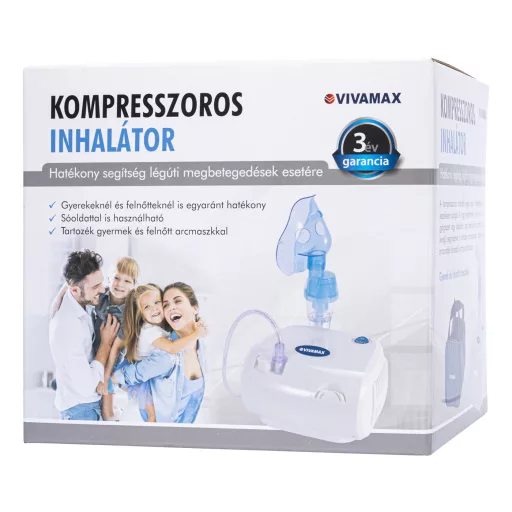 Vivamax GYV15 kompresszoros inhalátor hordozó táskával