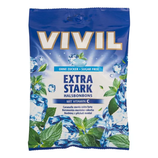 Vivil extra erős borsmentás cukorka 60 g