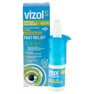 Vizol S 0,21% szemcsepp száraz szemre 10 ml