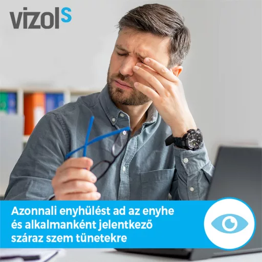 Vizol S 0,21% szemcsepp száraz szemre 10 ml
