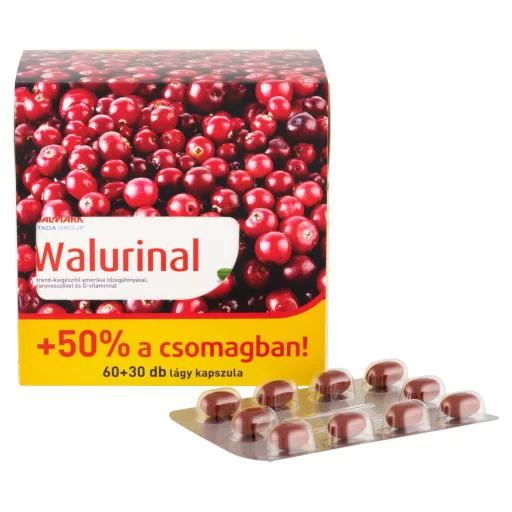 Walurinal Aranyvessző kapszula 60 + 30 db