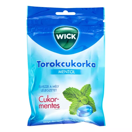 Wick mentol torokcukor 72 g