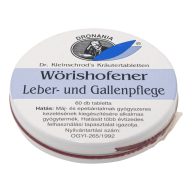 Wörishofener Leber- und Gallenpflege máj- és epeerősítő tabletta 60 db