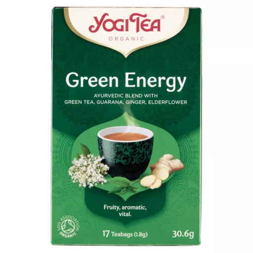Yogi Tea Bio Energizáló zöld tea 17 db