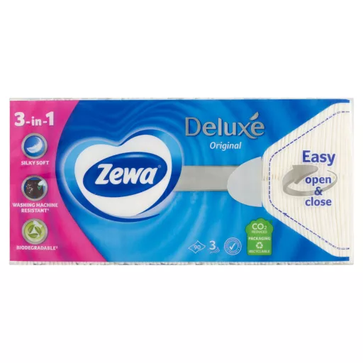 Zewa Deluxe papírzsebkendő 90 db