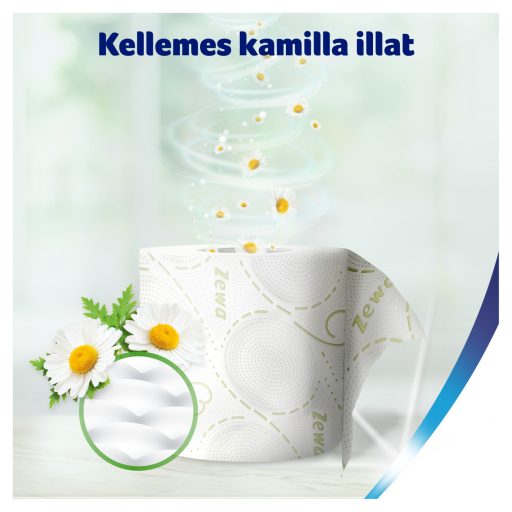 Zewa Deluxe Kamillás WC-papír 3 rétegű 8 db