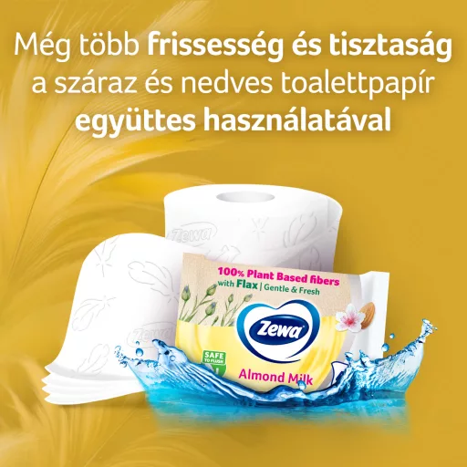 Zewa Exclusive Ultra Soft Almond toalettpapír 4 rétegű 8 tekercs