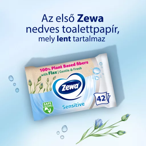 Zewa Sensitive nedves toalettpapír 42 db
