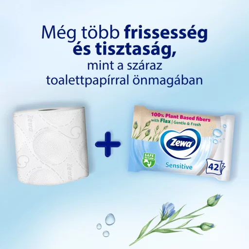 Zewa Sensitive nedves toalettpapír 42 db