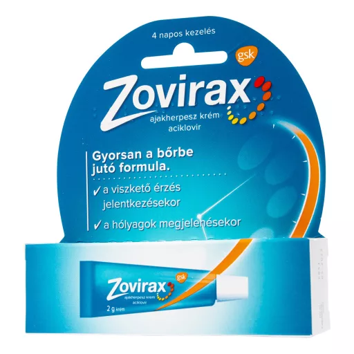 Zovirax ajakherpesz krém 2 g