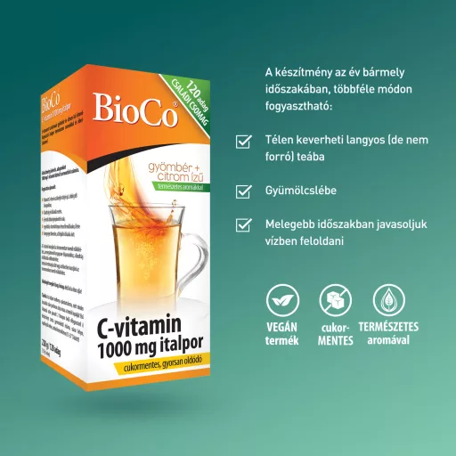 Bioco C-Vitamin 1000 mg italpor 120 db