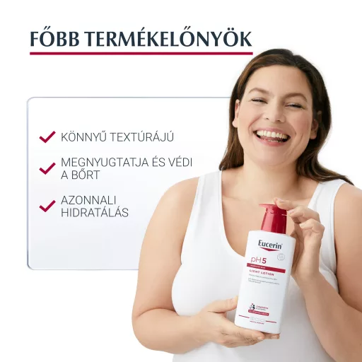 Eucerin pH5 extra könnyű hidratáló testápoló 400 ml