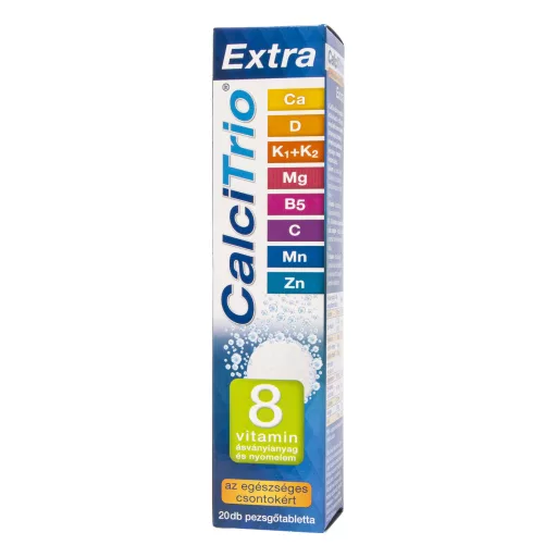 Calcitrio Extra étrend-kiegészítő pezsgőtabletta 20 db