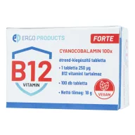   Ergo Products Cyanocobalamin Forte B12-vitamin tabletta 100 db