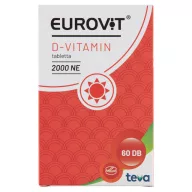   Eurovit D-vitamin 2000NE étrend-kiegészítő tabletta 60 db