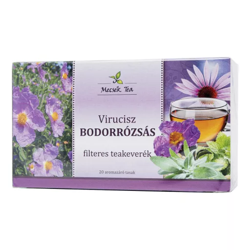 Mecsek Virucisz Bodorrózsás filteres teakeverék 20 db