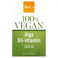 Bioco 100% vegan alga D3-vitamin 2000 NE 60 db