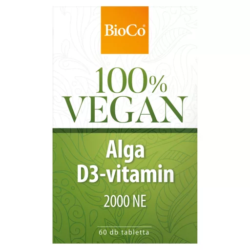 Bioco 100% vegan alga D3-vitamin 2000 NE 60 db