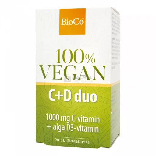 Bioco 100% vegan C+D duo 1000 mg C + alga D3 90 db