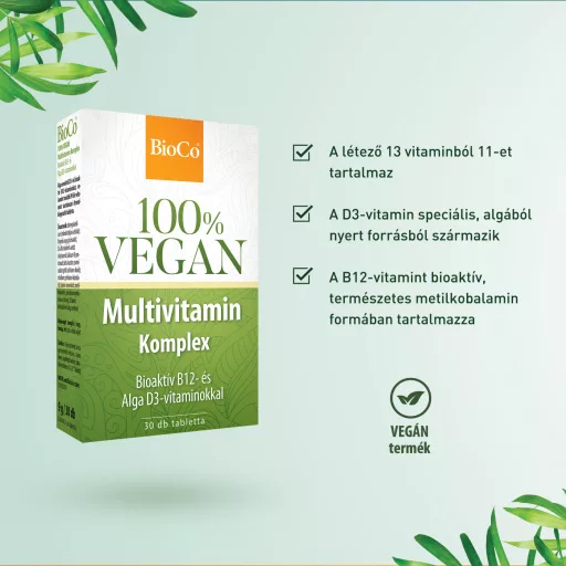 Bioco 100% vegan multivitamin komplex 30 db