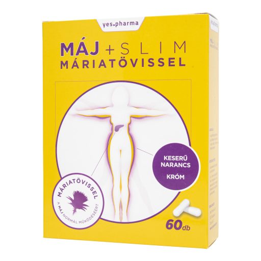 Yespharma Máj + Slim máriatövissel kapszula 60 db