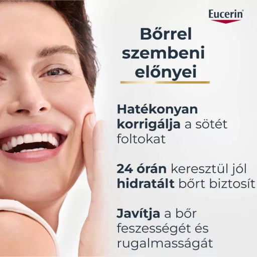 Eucerin Hyaluron-Filler + Elasticity pigmentfolt halványító & bőrfiatalító kézkrém SPF30 75 ml