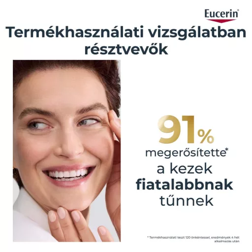 Eucerin Hyaluron-Filler + Elasticity pigmentfolt halványító & bőrfiatalító kézkrém SPF30 75 ml