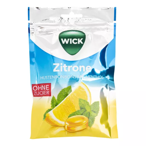 Wick cukormentes torokcukorka - citrom-mentol 72 g