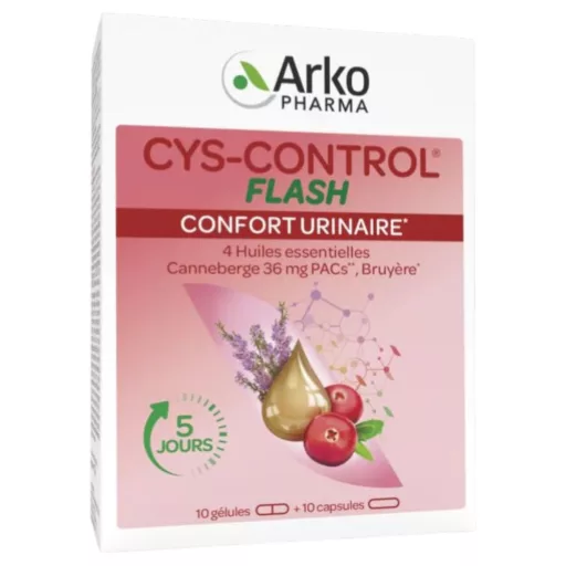 Arkopharma Cys-Control Flash étrend-kiegészítő kapszula 10+10 db 